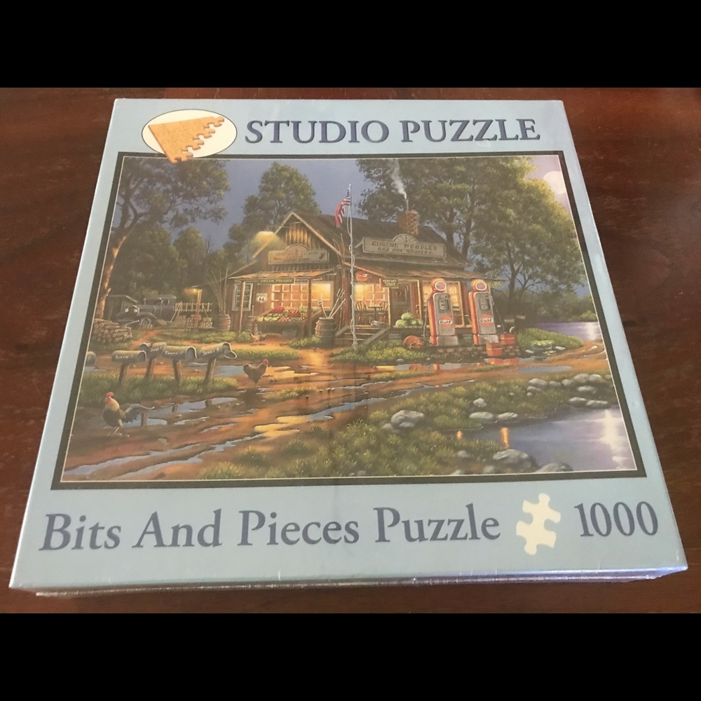 Bits and Pieces Studio Puzzle, Remember When, 1000 Pieces, Factory Sealed.